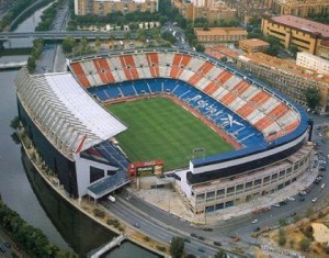 Stadium Vicente Calderon of Atletico Madrid